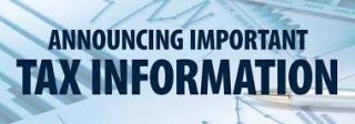 announcing important tax information