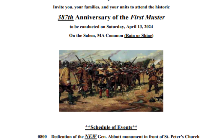 First Muster Flyer