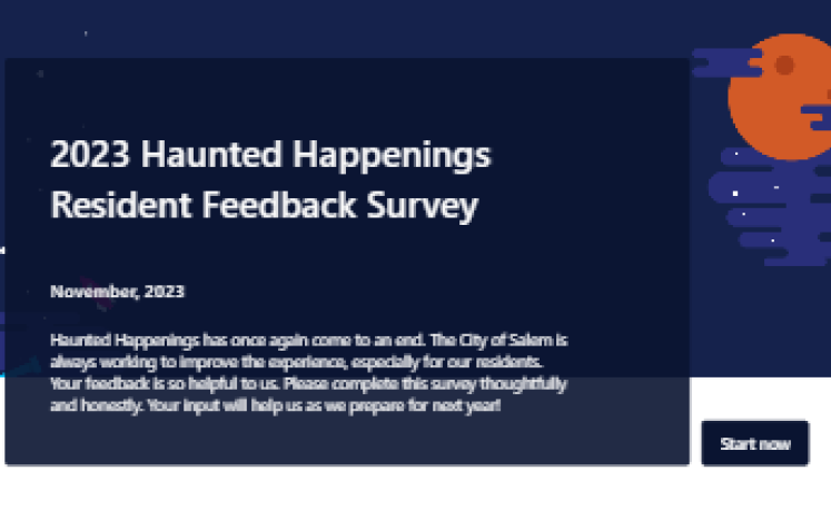 2023 Haunted Happenings Resident Survey